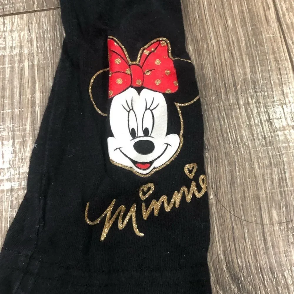 Girls Outfit Set Size 6-7 Long Sleeve Tees and Leggings 4 Pieces